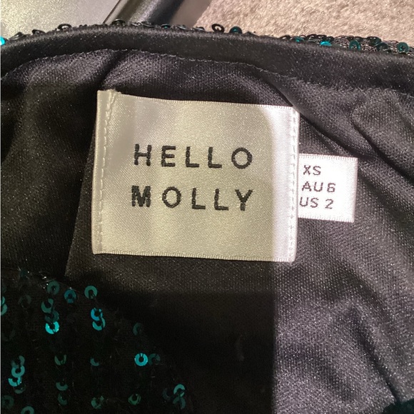 Emerald green sequin dress - Picture 3 of 4